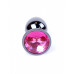BOSS SERIES | Анальная пробка с камнем Plug-Jewellery Dark Silver PLUG- Pink размер S. Ціна 455 грн. Фото: 2
