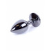 BOSS SERIES | Анальная пробка с камнем Plug-Jewellery Dark Silver PLUG- Pink размер S. Ціна 455 грн. Фото: 1
