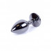 BOSS SERIES | Анальная пробка с камнем Plug-Jewellery Dark Silver PLUG- Rose размер S. Цена 455 грн. Фото: 1