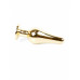 BOSS SERIES | Анальная пробка с камнем Plug-Jewellery Gold BUTT PLUG- Clear. Цена 599 грн. Фото: 5