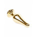 BOSS SERIES | Анальная пробка с камнем Plug-Jewellery Gold BUTT PLUG- Clear. Цена 599 грн. Фото: 3
