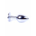 BOSS SERIES | Анальная пробка с камнем Plug-Jewellery Silver PLUG- Clear размер S. Цена 355 грн. Фото: 3