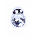 BOSS SERIES | Анальная пробка с камнем Plug-Jewellery Silver PLUG- Clear размер S. Цена 355 грн. Фото: 1