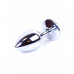 BOSS SERIES | Анальная пробка с камнем Plug-Jewellery Silver PLUG- Green размер S. Цена 355 грн. Фото: 1