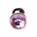 BOSS SERIES | Анальна пробка S з рожевим каменем Boss of toys Jewellery. Ціна 550 грн. Фото: 1