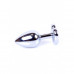 BOSS SERIES | Анальная пробка с синим кристаллом в виде сердца Plug-Jewellery Silver Heart PLUG- Dark Blue. Цена 450 грн. Фото: 2