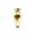 BOSS SERIES | Анальна пробка з нержавіючої сталі з каменем Plug-Jewellery Gold Butt PLUG-Dark Blue. Ціна 599 грн. Фото: 3