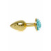 BOSS SERIES | Анальная роза с голубой розой Plug-Jewellery Gold PLUG ROSE- Light Blue. Цена 475 грн. Фото: 3