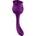 BOSS SERIES | Двойной вибратор с вакуумной стимуляцией Stymulator- ROSE S-E05 purple. Ціна 1864 грн. Фото: 2
