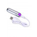 BOSS SERIES | Вибропуля Strong Bullet Vibrator Silver/Purple USB 10 режимов вибрации. Цена 850 грн. Фото: 3