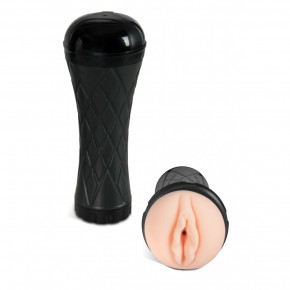 BOSS SERIES | Мастурбатор в колбі з кібершкіри-Vagina cyber skin-Latarka. Ціна: 695 грн