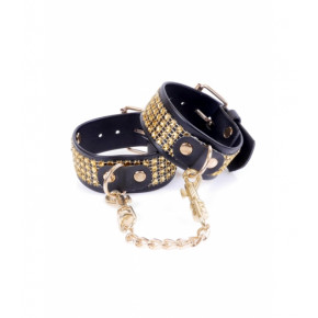 BOSS SERIES | Наручники Fetish Boss Series Handcuffs with cristals 3 cm Gold. Цена: 750 грн