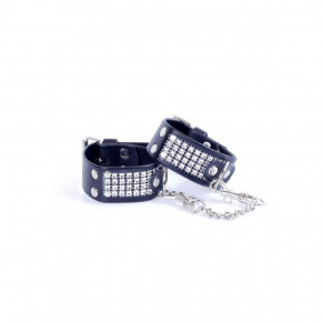 BOSS SERIES | Наручники серебрянные с кристалами Fetish Boss Series, 3 см. Цена: 750 грн