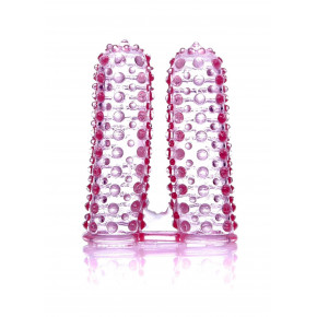 BOSS SERIES | Насадка на палец двойная Wonderful Fingers Pink. Цена: 150 грн