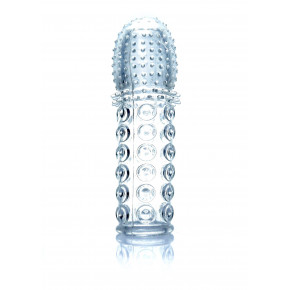 BOSS SERIES | Рельефная насадка Penis Sleeve CLEAR. Цена: 150 грн