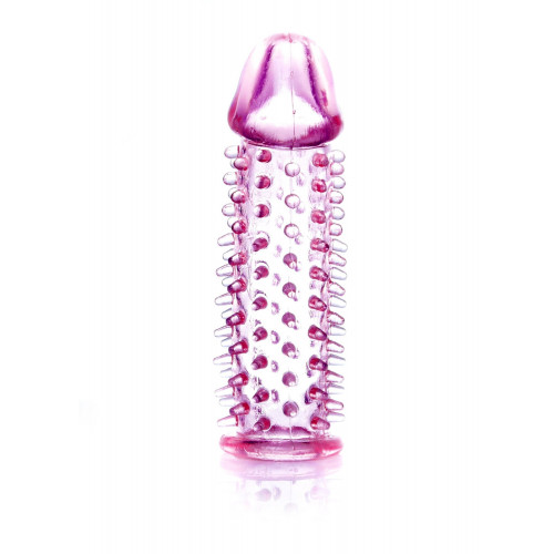 BOSS SERIES | Рельефная насадка Stymulator-Penis Sleeve PINK. Цена 150 грн BOSS SERIES | Рельефная насадка Stymulator-Penis Sleeve PINK. Цена 150 грн