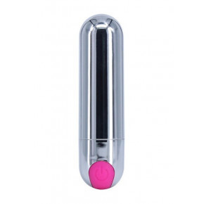 BOSS SERIES | Вибропуля Strong Bullet Vibrator Silver/Pink USB 10 режимов вибрации. Цена: 850 грн