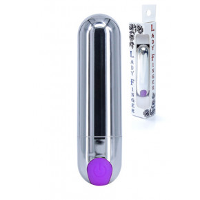 BOSS SERIES | Вибропуля Strong Bullet Vibrator Silver/Purple USB 10 режимов вибрации. Цена: 850 грн