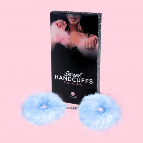 BOSS SERIES | Наручники - Secret Play Handcuffs Marabou Blue. Цена: 482 грн