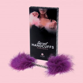 BOSS SERIES | Наручники - Secret Play Handcuffs Marabou Purple. Цена: 491 грн