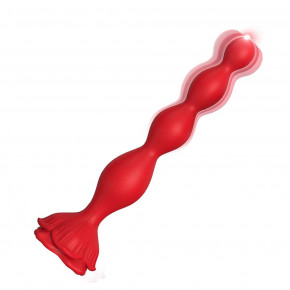 BOSS SERIES | Анальний стимулятор - Rosestick Red, 9 Vibration Functions. Цена: 1 413 грн