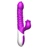 BOSS SERIES | Вібратор - Silicone Vibrator, USB, 10 Function &Thrusting Function, Heating. Ціна 3169 грн