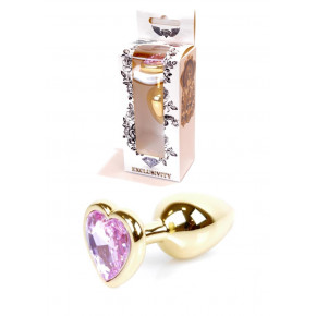 BOSS SERIES | Анальна пробка - Jewellery Gold Heart Plug Rose. Ціна: 510 грн