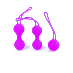 BOSS SERIES | Набір вагінальних кульок - Silicone Kegal Balls Set Purple. Цена: 914 грн