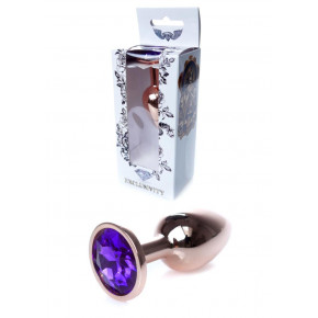 BOSS SERIES | Анальна пробка - Jewellery Red Gold Plug Purple. Цена: 495 грн