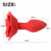 BOSS SERIES | Анальна пробка - Rose Rotating Anal Plug. Ціна 2070 грн. Фото: 8