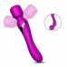 BOSS SERIES | Вібромасажер - Silicone Dual Massager, USB, 7+7 Function, Purple. Цена 2 240 грн. Фото: 7