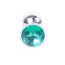 BOSS SERIES | Анальна пробка - Jewellery Silver Plug Green. Ціна 333 грн. Фото: 1