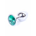 BOSS SERIES | Анальна пробка - Jewellery Silver Plug Green. Ціна 333 грн. Фото: 6