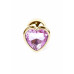 BOSS SERIES | Анальна пробка - Jewellery Gold Heart Plug Rose. Ціна 510 грн. Фото: 1