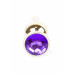 BOSS SERIES | Анальна пробка - Jewellery Gold Butt Plug Purple. Ціна 558 грн. Фото: 1
