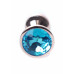 BOSS SERIES | Анальна пробка - Jewellery Red Gold Plug Light Blue. Ціна 490 грн. Фото: 1