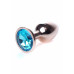 BOSS SERIES | Анальна пробка - Jewellery Red Gold Plug Light Blue. Ціна 490 грн. Фото: 2