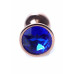 BOSS SERIES | Анальна пробка - Jewellery Red Gold Plug Dark Blue. Цена 512 грн. Фото: 1