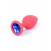 BOSS SERIES | Анальная пробка-Silikon Plug Jewellery Red Medium. Цена 455 грн. Фото: 4