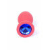 BOSS SERIES | Анальная пробка-Silikon Plug Jewellery Red Medium. Цена 455 грн. Фото: 5