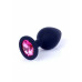 BOSS SERIES | Анальная пробка-Silikon Plug Jewellery Black Medium. Цена 459 грн. Фото: 4