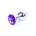 BOSS SERIES | Анальна пробка - Jewellery Silver Plug Purple. Ціна 365 грн. Фото: 6