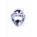 BOSS SERIES | Анальная пробка-Jewellery Silver Heart PLUG Clear. Цена 416 грн. Фото: 3