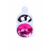 BOSS SERIES | Анальная пробка - Jewellery Silver BUTT PLUG Pink. Цена 331 грн. Фото: 6