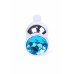 BOSS SERIES | Анальная пробка - Jewellery Silver BUTT PLUG Light Blue. Цена 349 грн. Фото: 6