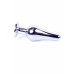 BOSS SERIES | Анальная пробка - Jewellery Silver BUTT PLUG Light Blue. Цена 349 грн. Фото: 7
