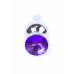 BOSS SERIES | Анальная пробка - Jewellery Silver BUTT PLUG Purple. Цена 442 грн. Фото: 6