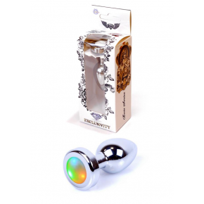 BOSS SERIES | Анальна пробка - Jewellery Silver Plug Disco Flashlight. Ціна: 688 грн