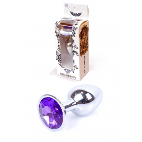 BOSS SERIES | Анальная пробка-Jewellery Silver Plug Purple. Цена: 365 грн