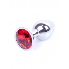 BOSS SERIES | Анальна пробка - Jewellery Silver Plug Red. Ціна: 333 грн